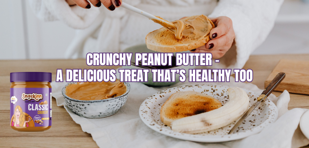 Healthy crunchy peanut butter